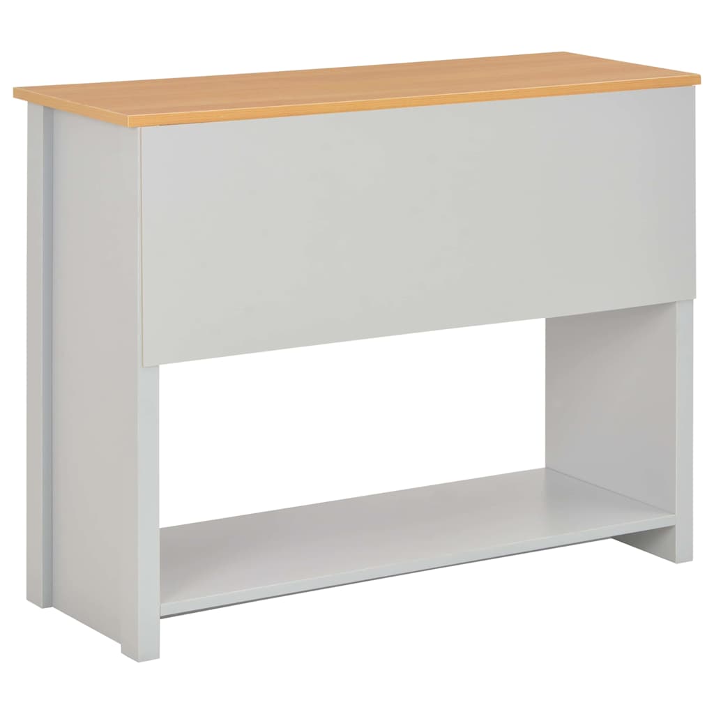 283741 vidaXL Console Table Grey 97x35x76 cm