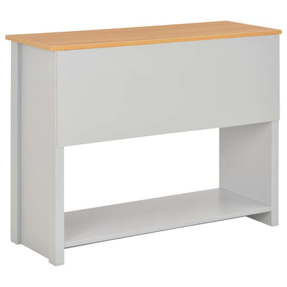 283741 vidaXL Console Table Grey 97x35x76 cm