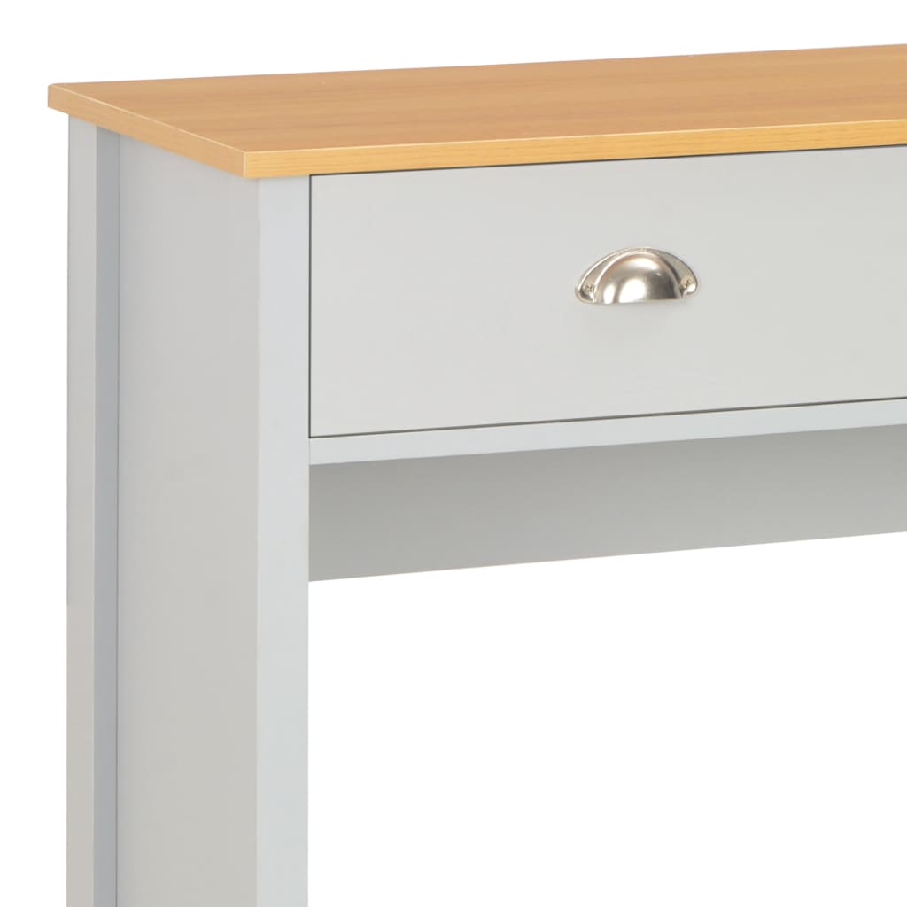 vidaXL Console Table Grey 97x35x76 cm