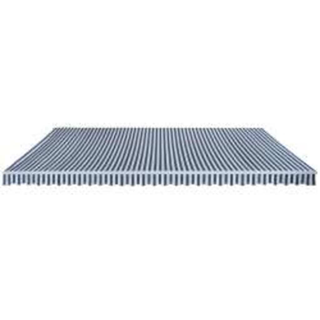 vidaXL Folding Awning Manual Operated 600 cm Blue/White