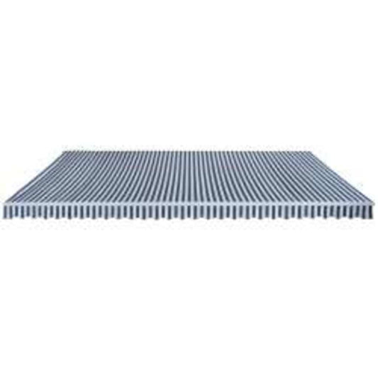 vidaXL Folding Awning Manual Operated 600 cm Blue/White
