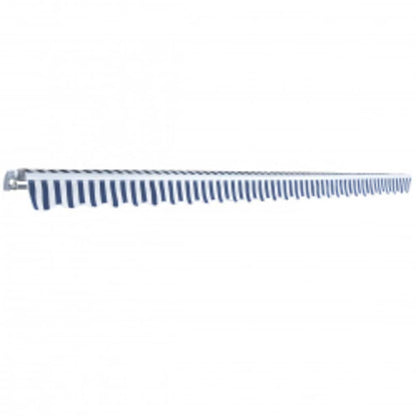 vidaXL Folding Awning Manual Operated 600 cm Blue/White