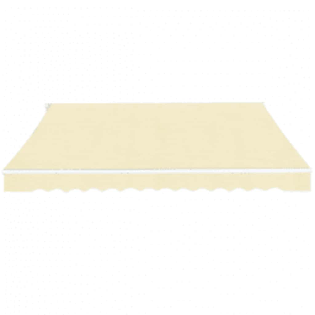 vidaXL Folding Awning Manual Operated 600 cm Cream