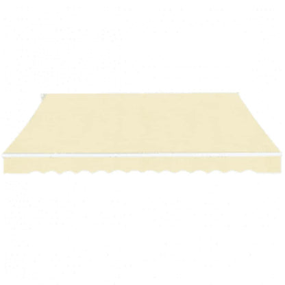 vidaXL Folding Awning Manual Operated 600 cm Cream