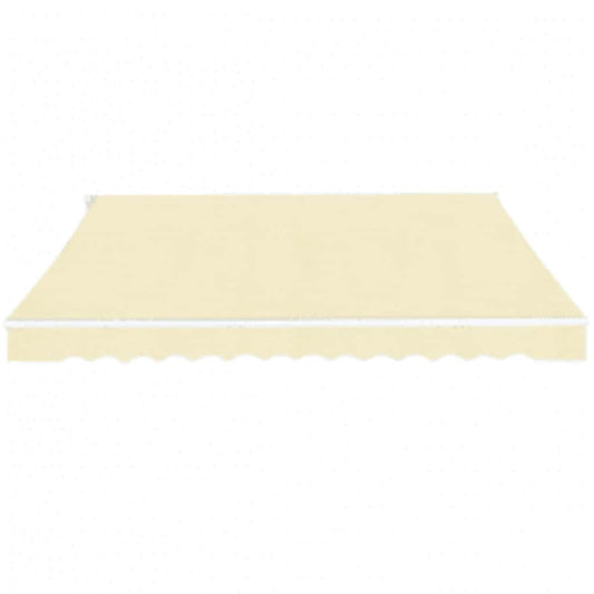 vidaXL Folding Awning Manual Operated 600 cm Cream