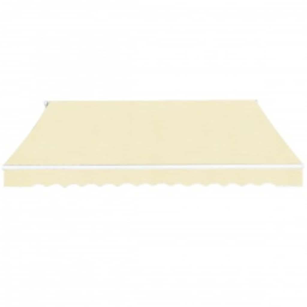 vidaXL Folding Awning Manual Operated 600 cm Cream