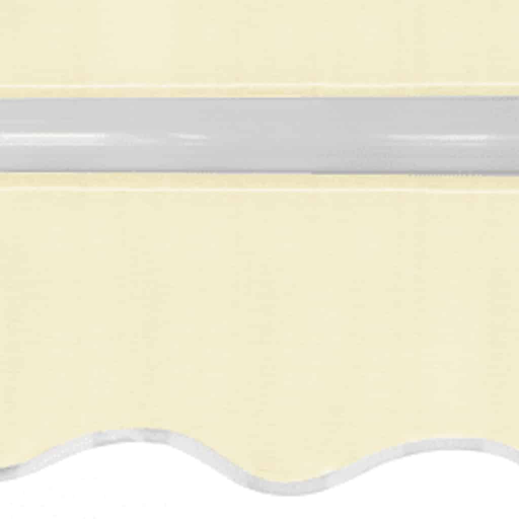 vidaXL Folding Awning Manual Operated 600 cm Cream