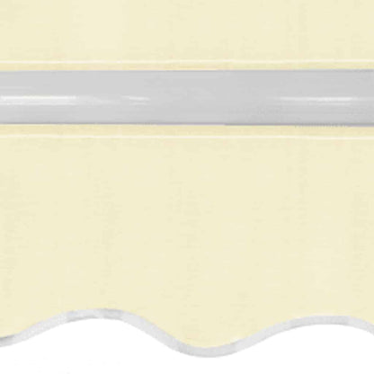 vidaXL Folding Awning Manual Operated 600 cm Cream