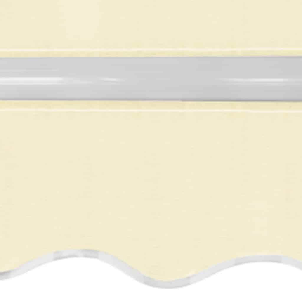 vidaXL Folding Awning Manual Operated 600 cm Cream