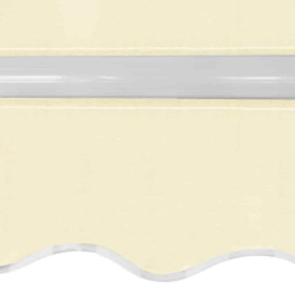vidaXL Folding Awning Manual Operated 600 cm Cream
