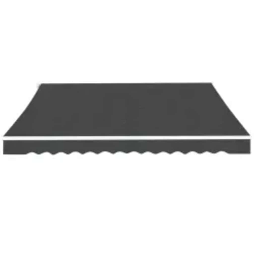 vidaXL Folding Awning Manual Operated 600 cm Anthracite