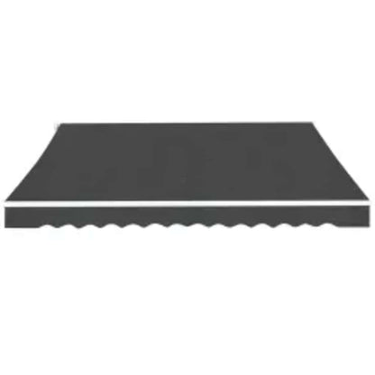 vidaXL Folding Awning Manual Operated 600 cm Anthracite