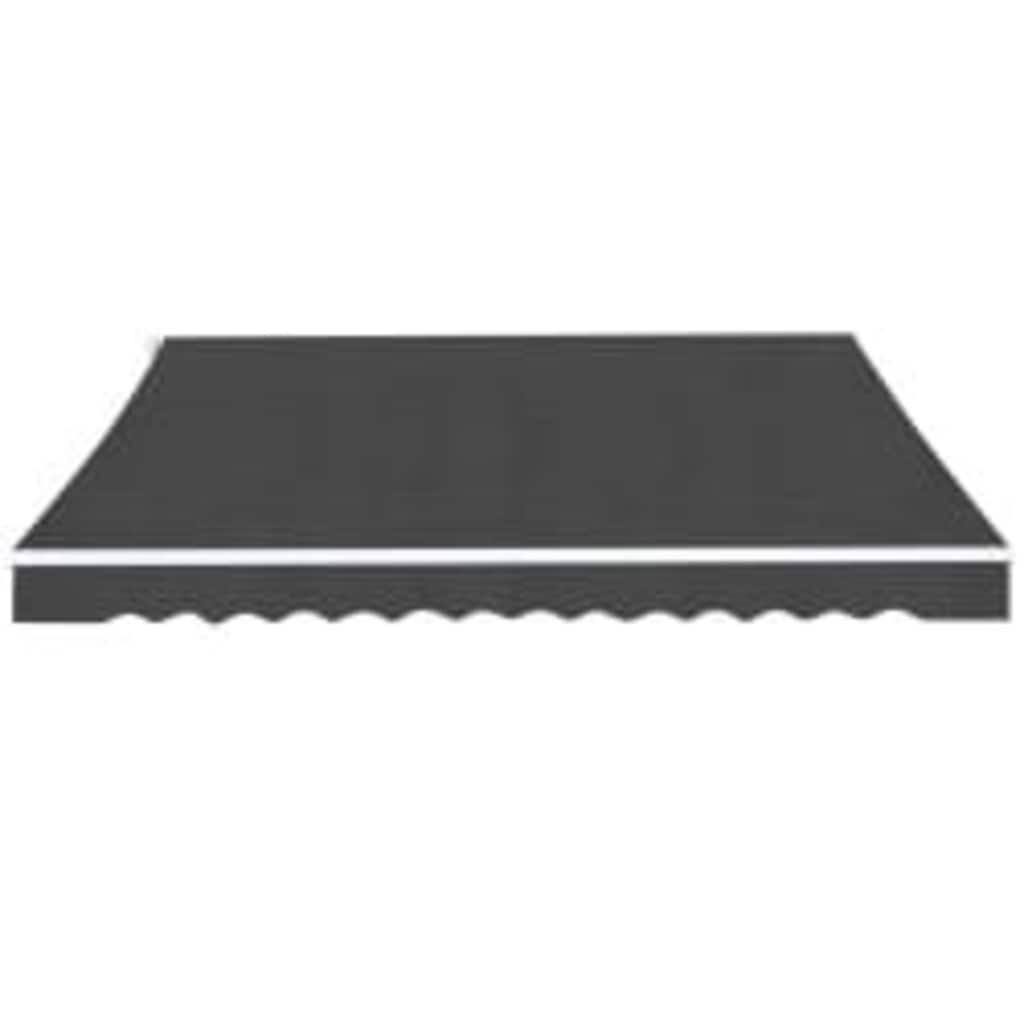 vidaXL Folding Awning Manual Operated 600 cm Anthracite
