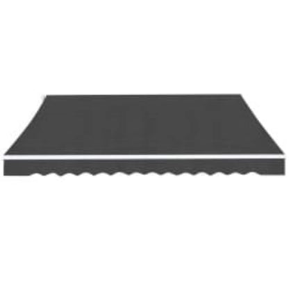 vidaXL Folding Awning Manual Operated 600 cm Anthracite