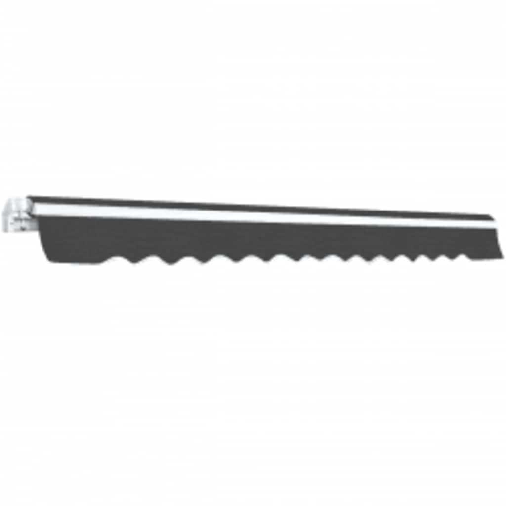 vidaXL Folding Awning Manual Operated 600 cm Anthracite