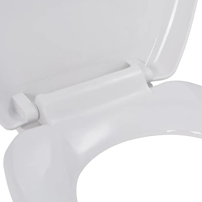 vidaXL Soft-close Toilet Seat with Quick-release Design White