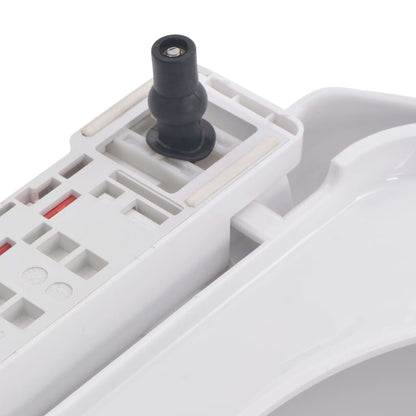 vidaXL Soft-close Toilet Seat with Quick-release Design White