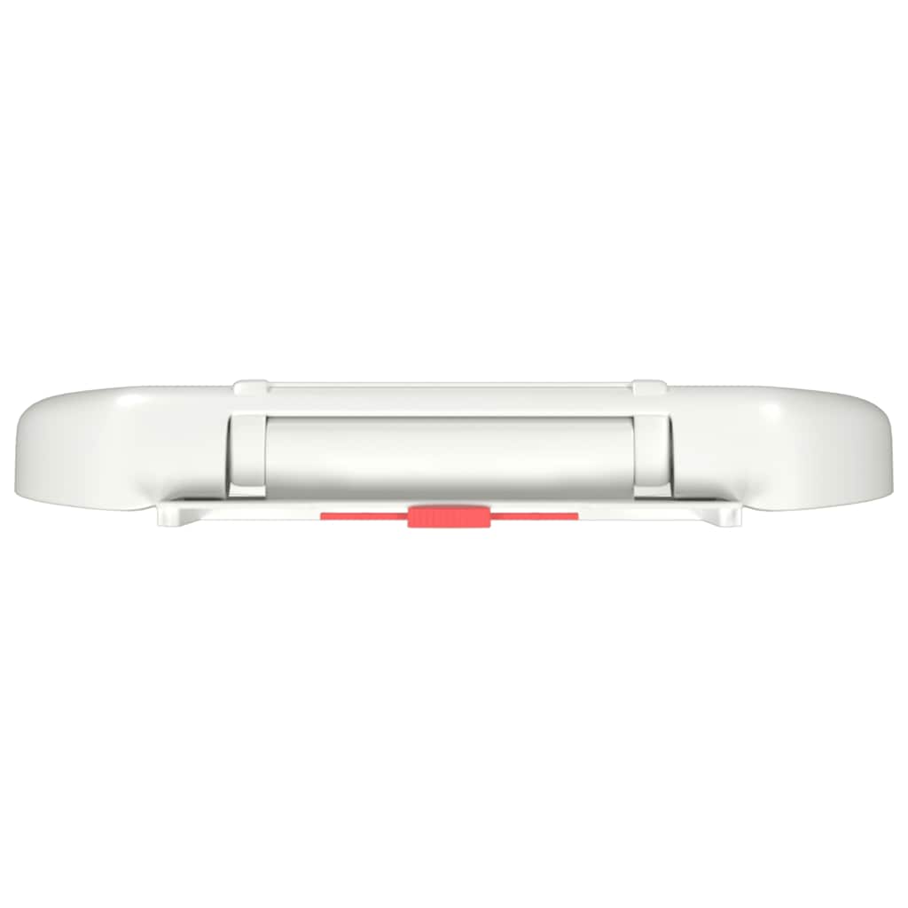 145015 vidaXL Soft-close Toilet Seat with Quick-release Design White