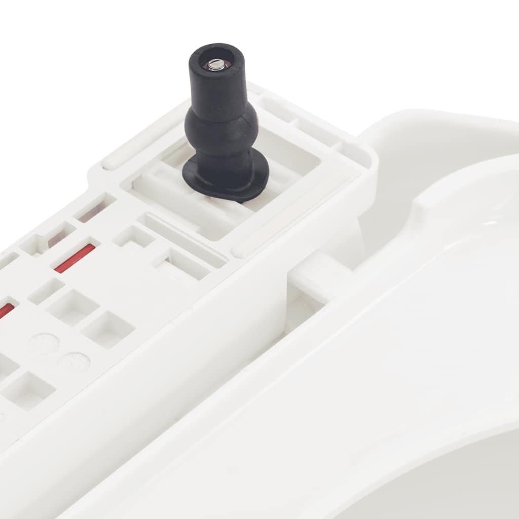 vidaXL Soft-close Toilet Seat with Quick-release Design White