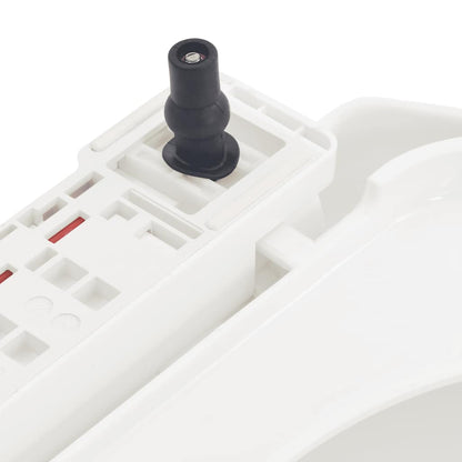 vidaXL Soft-close Toilet Seat with Quick-release Design White