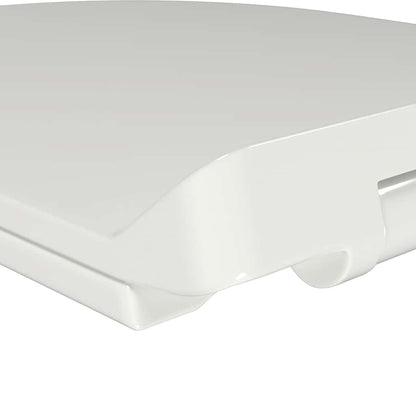 145017 vidaXL Soft-close Toilet Seat with Quick-release Design White