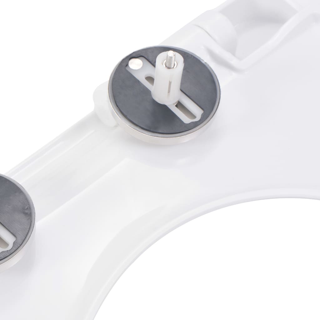 vidaXL Soft-close Toilet Seat with Quick-release Design White