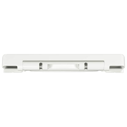 145017 vidaXL Soft-close Toilet Seat with Quick-release Design White