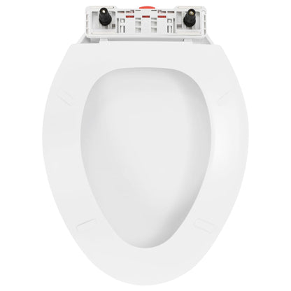vidaXL Soft-close Toilet Seat with Quick-release Design White