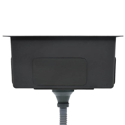 vidaXL Handmade Kitchen Sink Stainless Steel