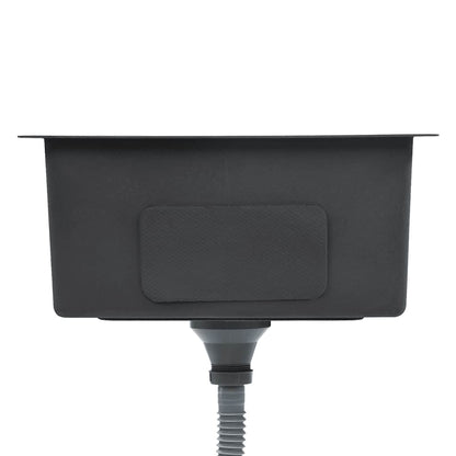 vidaXL Handmade Kitchen Sink Stainless Steel