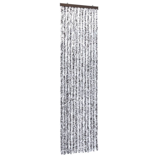 284276 vidaXL Insect Curtain Brown and Beige 56x185 cm Chenille