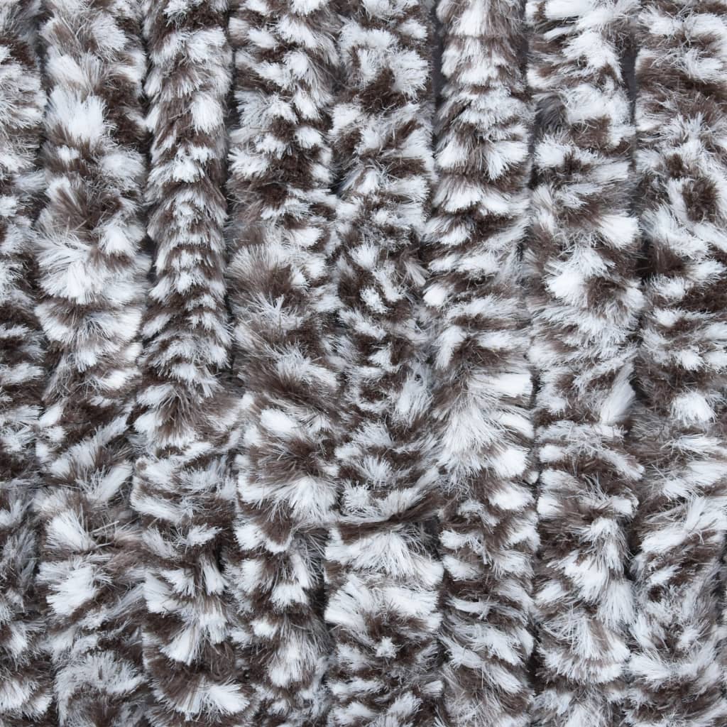 vidaXL Insect Curtain Brown and Beige 56x185 cm Chenille