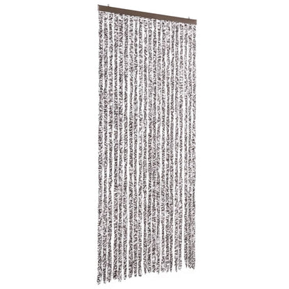 vidaXL Insect Curtain Brown and Beige 90x220 cm Chenille