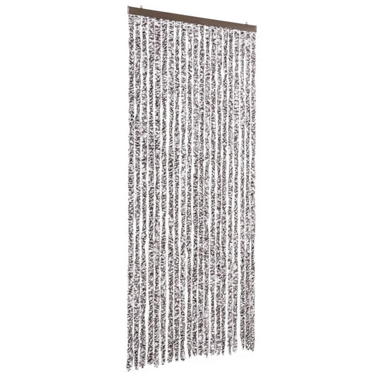 284277 vidaXL Insect Curtain Brown and Beige 90x220 cm Chenille