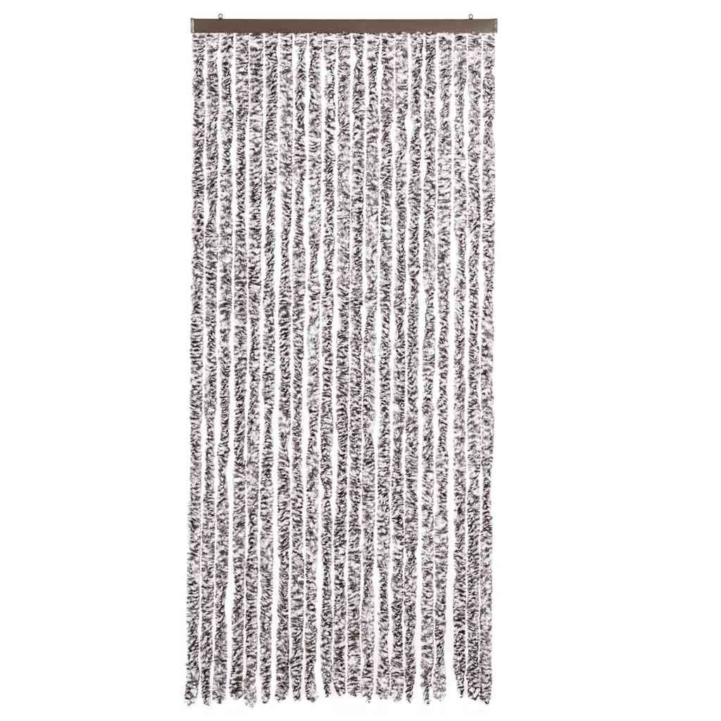 284277 vidaXL Insect Curtain Brown and Beige 90x220 cm Chenille