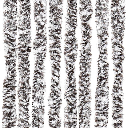 284277 vidaXL Insect Curtain Brown and Beige 90x220 cm Chenille