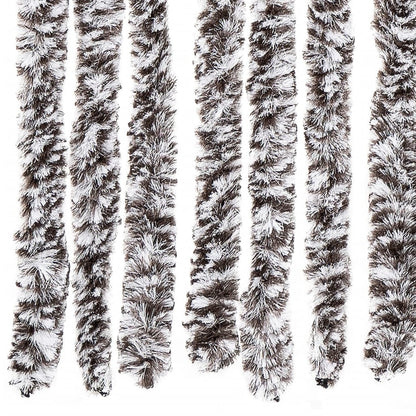 vidaXL Insect Curtain Brown and Beige 100x220 cm Chenille