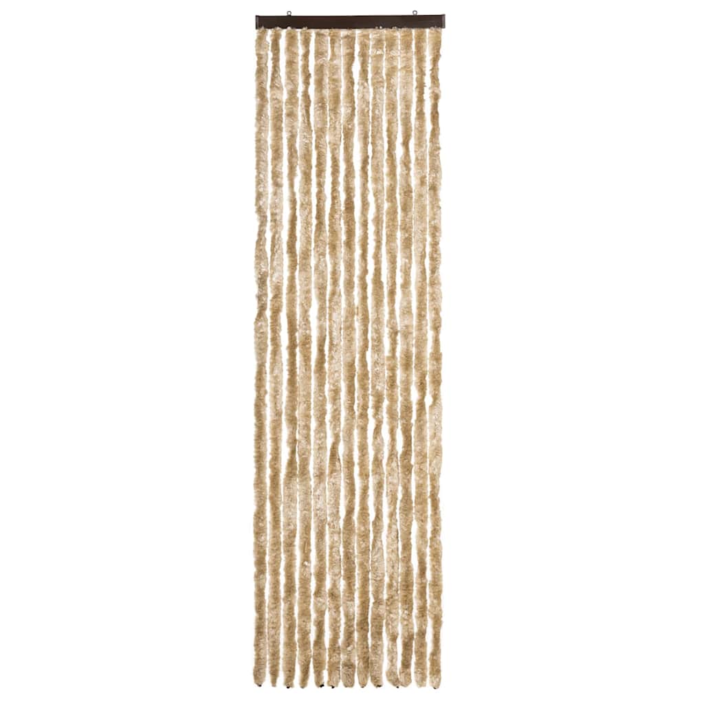 284282 vidaXL Insect Curtain Beige 56x185 cm Chenille