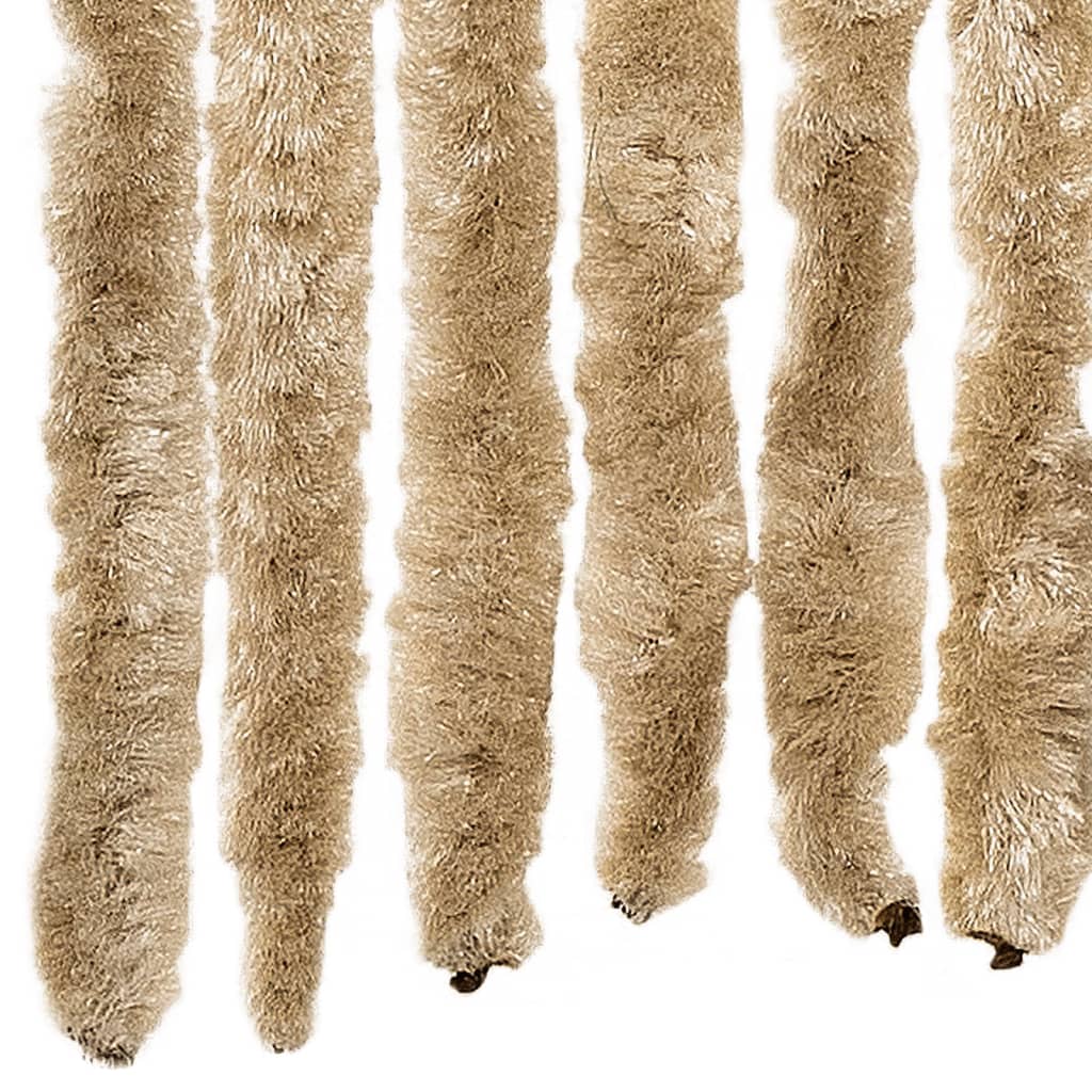 vidaXL Insect Curtain Beige 100x220 cm Chenille