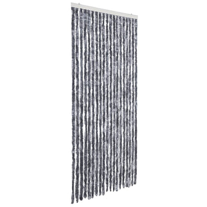 vidaXL Insect Curtain Silver 56x185 cm Chenille
