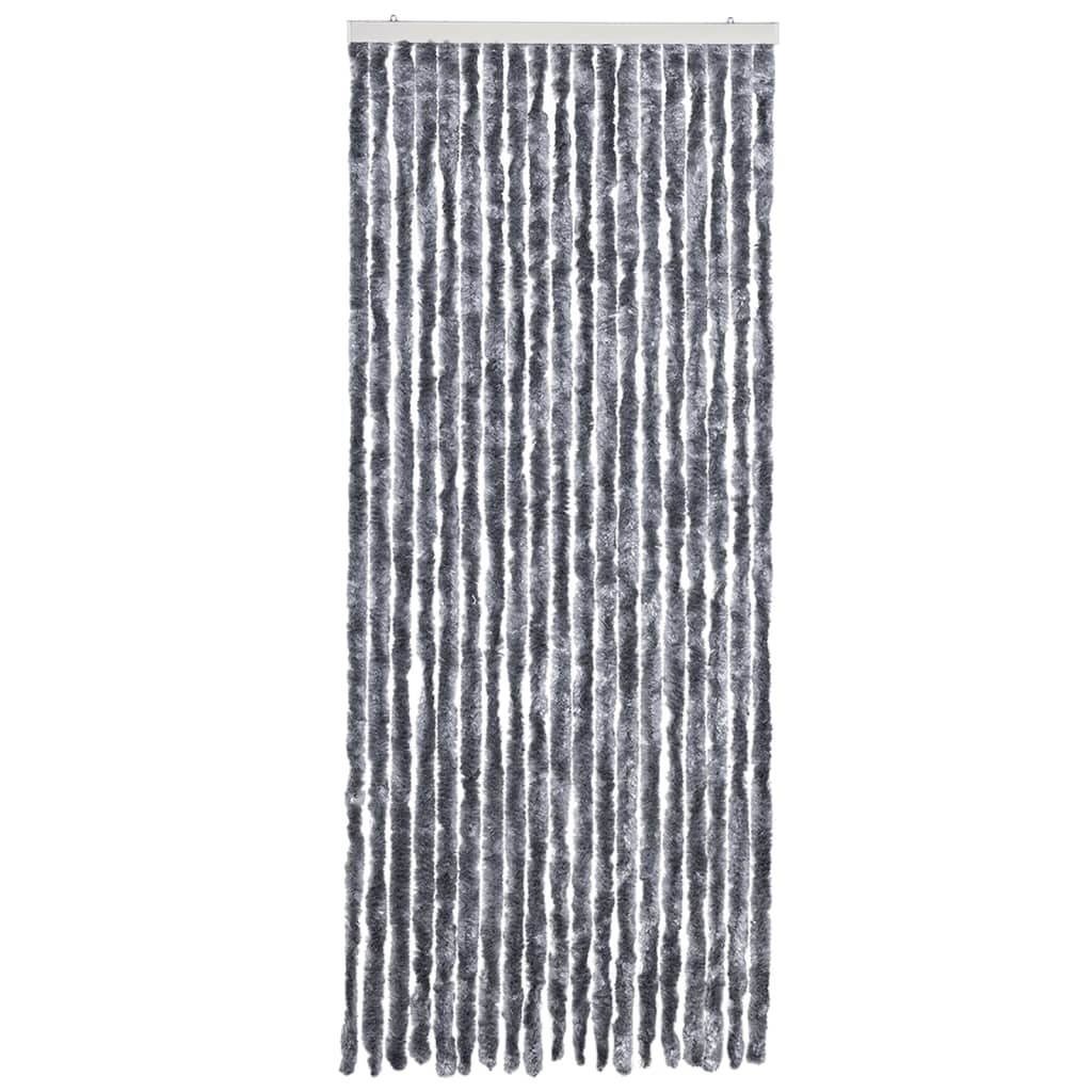 vidaXL Insect Curtain Silver 56x185 cm Chenille