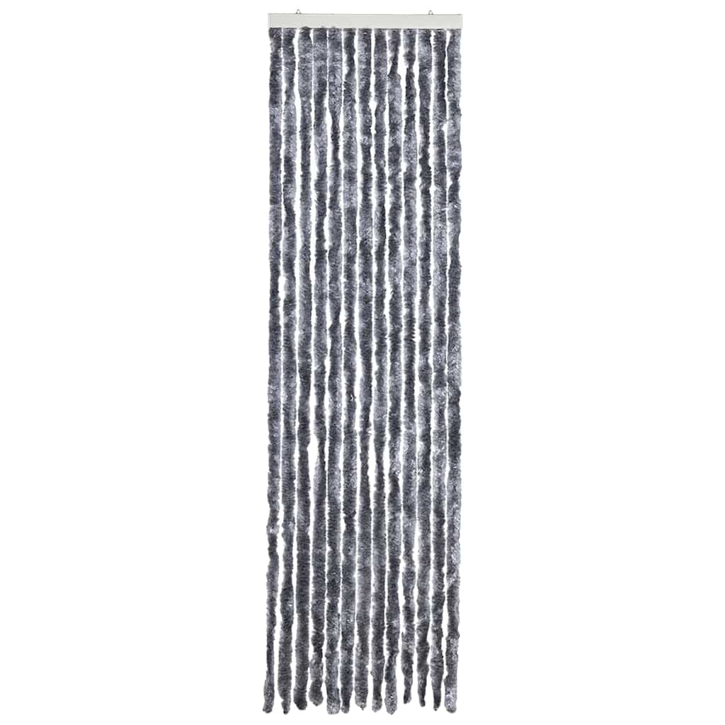 284285 vidaXL Insect Curtain Silver 56x185 cm Chenille