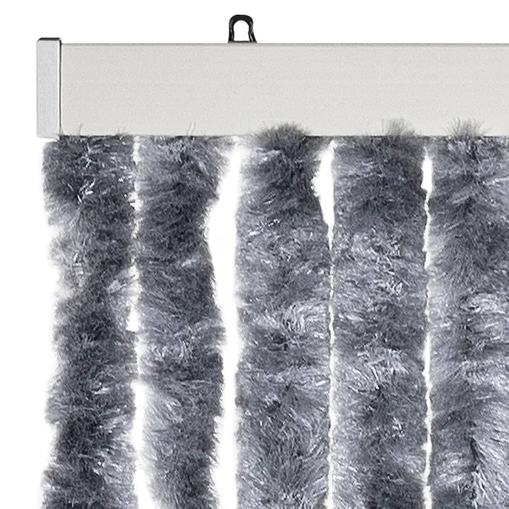 vidaXL Insect Curtain Silver 56x185 cm Chenille