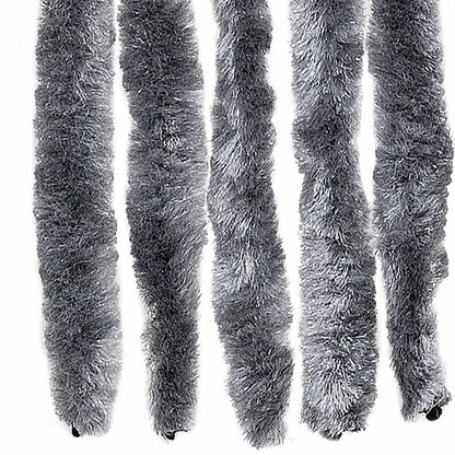 284285 vidaXL Insect Curtain Silver 56x185 cm Chenille