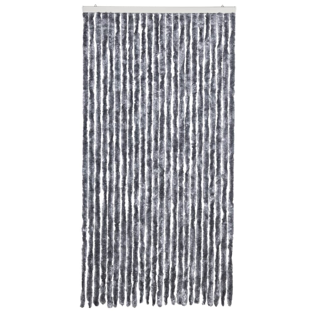 vidaXL Insect Curtain Silver 100x220 cm Chenille