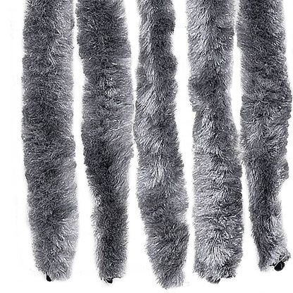 vidaXL Insect Curtain Silver 100x220 cm Chenille