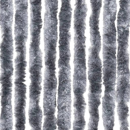 vidaXL Insect Curtain Silver 100x220 cm Chenille