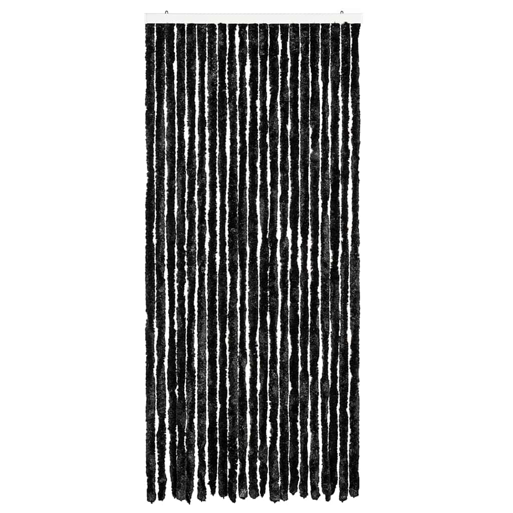 284289 vidaXL Insect Curtain Anthracite 90x220 cm Chenille