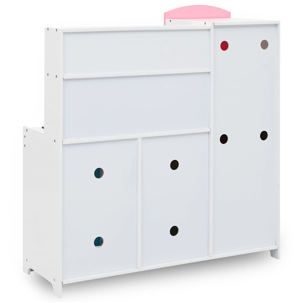 vidaXL Kids' Play Kitchen MDF 80x30x85 cm Multicolour