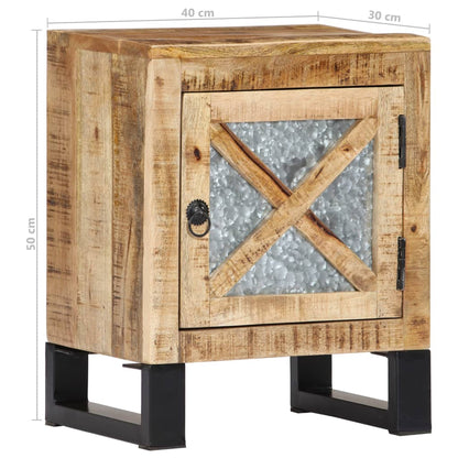vidaXL Bedside Cabinet 40x30x50 cm Solid Mango Wood